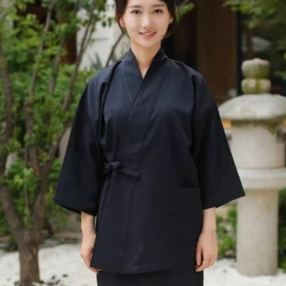 Japanese Style Kitchen/Restaurant Uniform Set – New (4 Pieces)